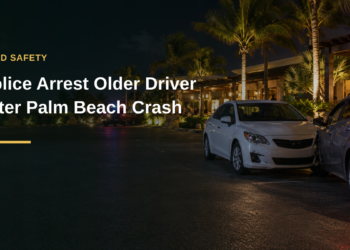 Police Arrest Older Driver After Palm Beach Parking Crash