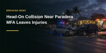 Head-On Collision Near Paradera MFA Leaves Injuries