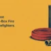 Piranha Joe Electrical-Box Fire Draws Firefighters Conceptual screenprint editorial illustration of a coiled fire hose and closed unmarked electrical cabinet beside the Piranha Joe headline; not the actual business, fire or damaged equipment.