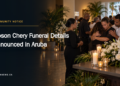 Roson Chery Funeral Details Announced in Aruba