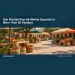 San Nicolas Pop-Up Market Expands to More Than 90 Vendors Conceptual editorial illustration: An empty colorful outdoor craft market with woven baskets, produce and shaded stalls on a generic Caribbean square, lively terracotta and green, wide street-level perspective. No signs, prices, people, real buildings or logos. Not a photograph of the actual event, people or location.