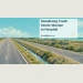 Conceptual editorial illustration of a quiet Caribbean roadside drainage ditch beside a divided road; no actual crash scene or identifiable vehicle is depicted.