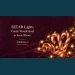 Conceptual editorial illustration of candy-cane ornaments and warm festive lights on plum fabric, with the SETAR Seroe Blanco headline and ArubaNews.ca branding; not a photograph of the actual display.