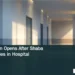 Investigation Opens After Shaba Detainee Dies in Hospital Conceptual editorial illustration of an empty sunlit corridor with closed doors; not a photograph of Shaba Police Station or incident evidence.