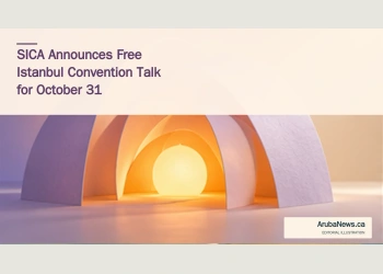 Conceptual editorial illustration of paper arches surrounding a warm light, symbolizing protection and cooperation; not a photograph of the SICA event.
