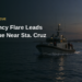 Emergency Flare Leads to Rescue Near Sta. Cruz Emergency Flare Leads to Rescue Near Sta. Cruz