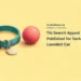 Conceptual colored-pencil illustration of a generic teal pet collar and round toy; not Titi, its actual collar or toy, a sighting or Tanki Leendert.