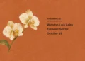 Winston Luis Leito Farewell Set for October 19 Conceptual editorial illustration of a simple orchid stem on a warm-toned surface; not a portrait, an actual funeral or the family’s belongings.